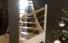 Ponçage escalier Saint-Lyphard