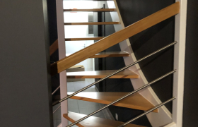 Ponçage escalier Saint-Lyphard