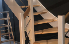 Ponçage escalier Saint-Lyphard