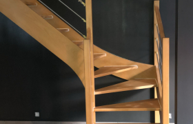 Ponçage escalier Saint-Lyphard